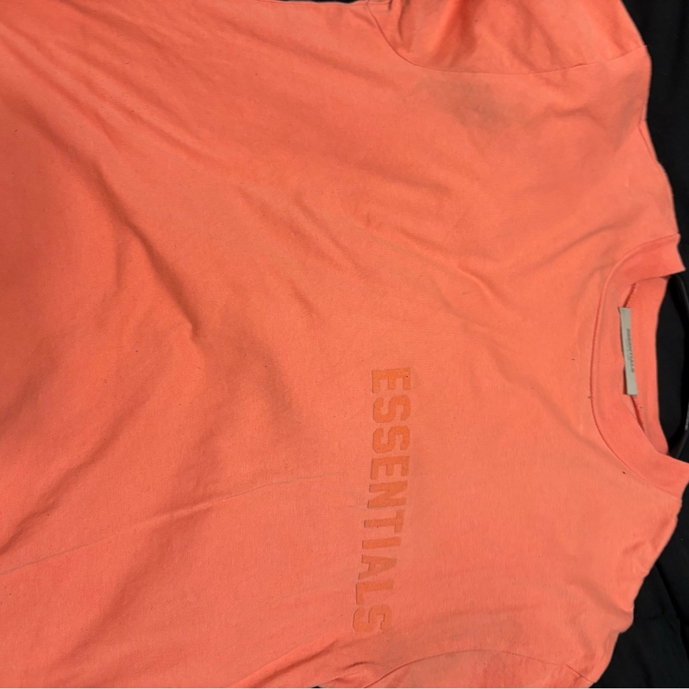 Essentials Vibrant Coral Tee